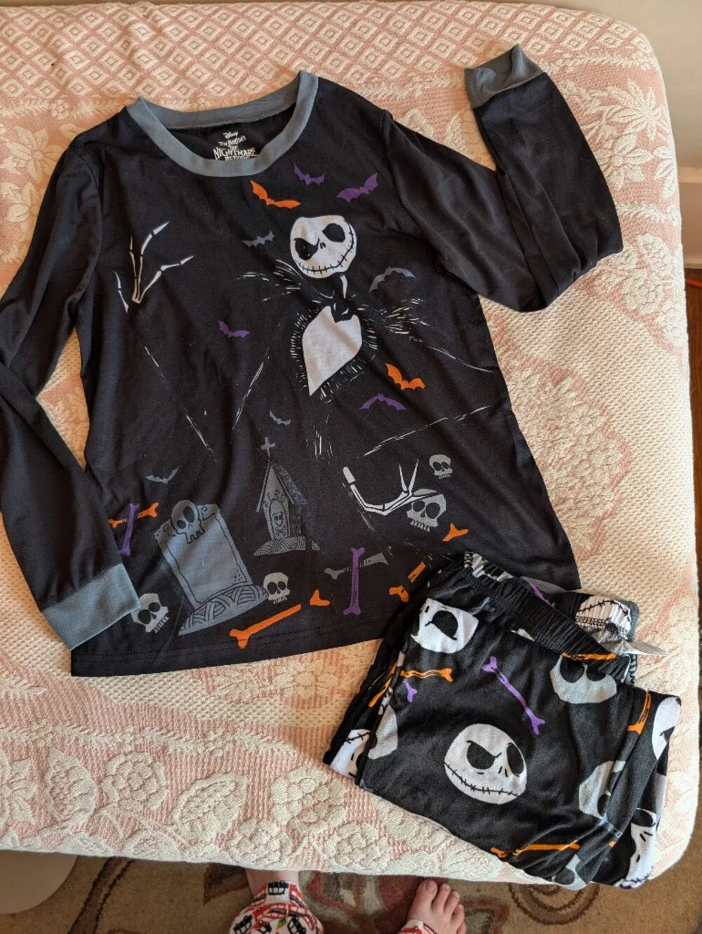 Disney The Nightmare Before Christmas Black Pajama Set